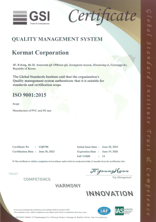 3. Certificación ISO de calidad